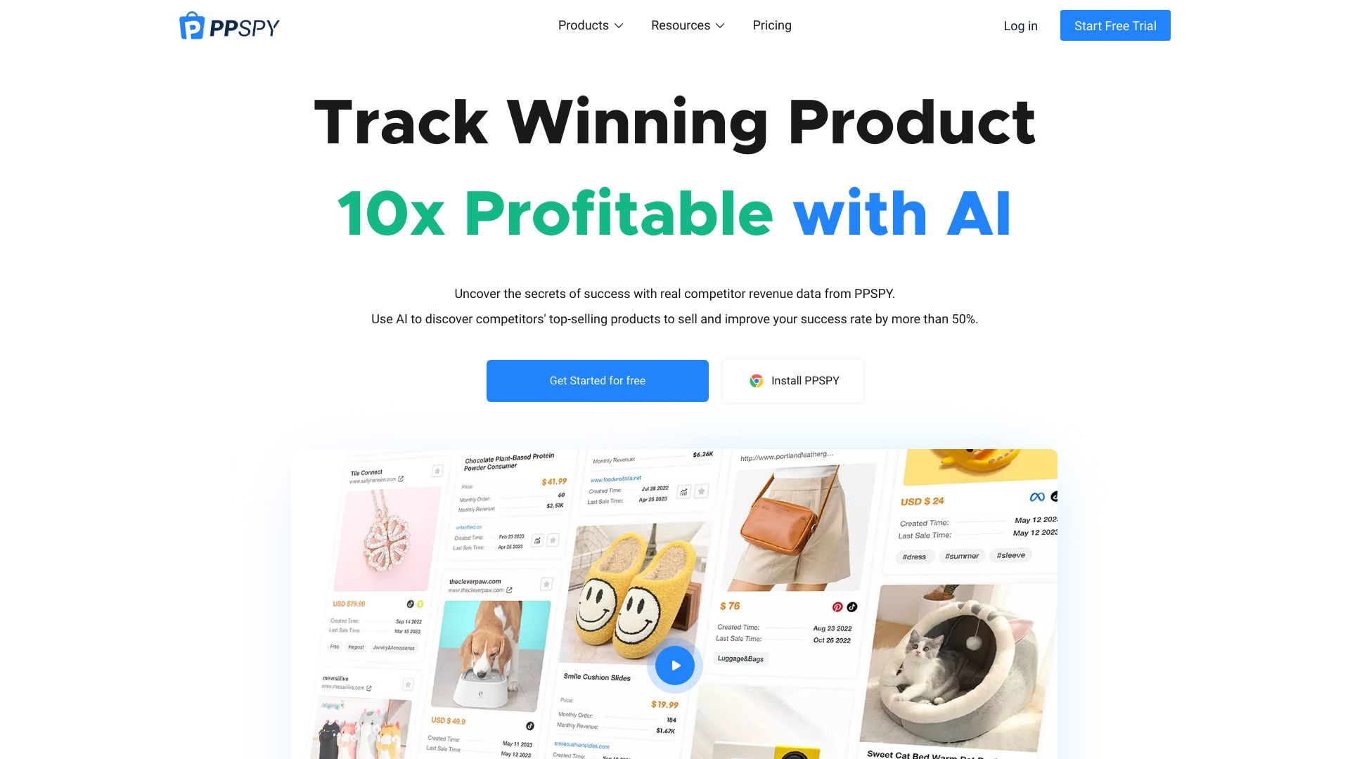 PPSPY - Dropshipping by AI - AI Tool