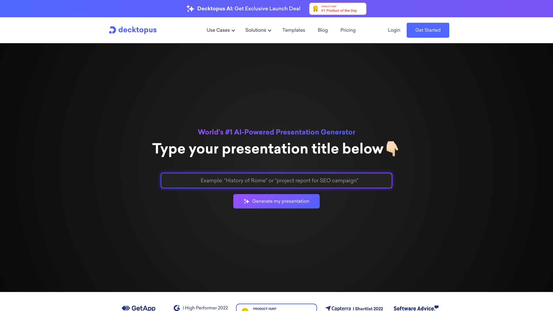 Decktopus AI - AI Tool