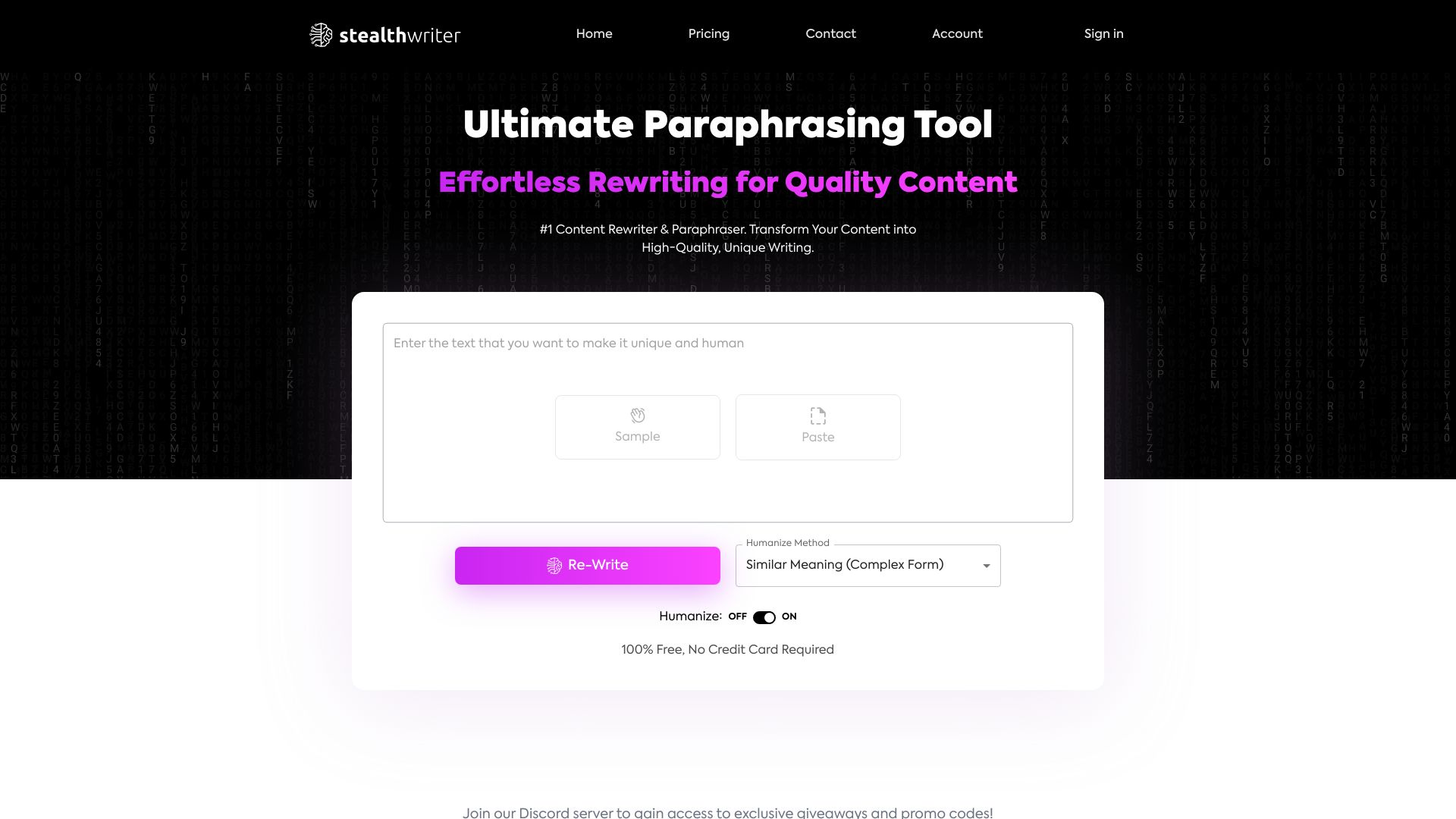 StealthWriter - AI Tool