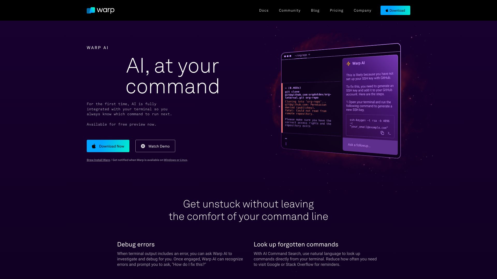 Warp AI - AI Tool