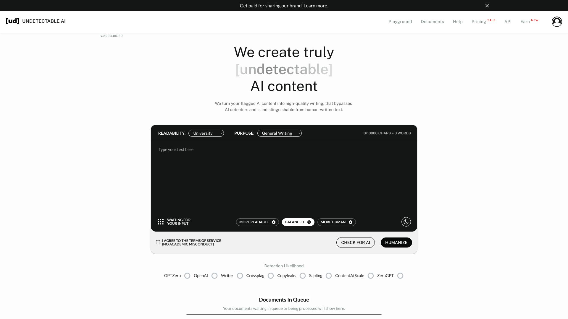 Undetectable.ai - AI Tool