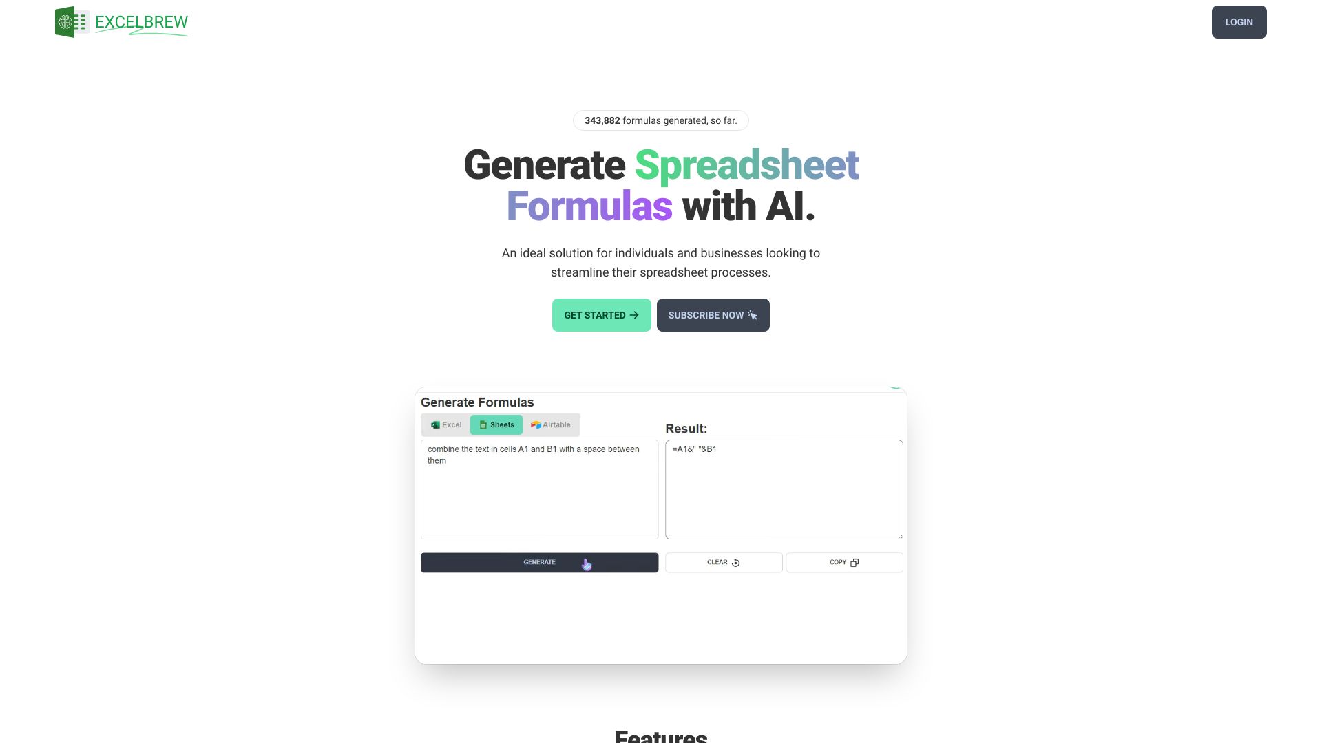 GPTExcel - AI Tool