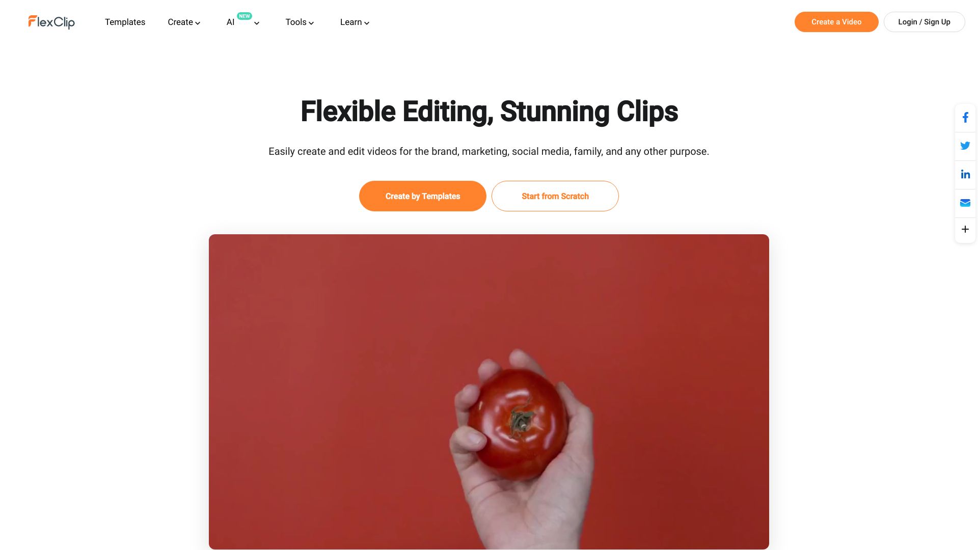 FlexClip - AI Tool