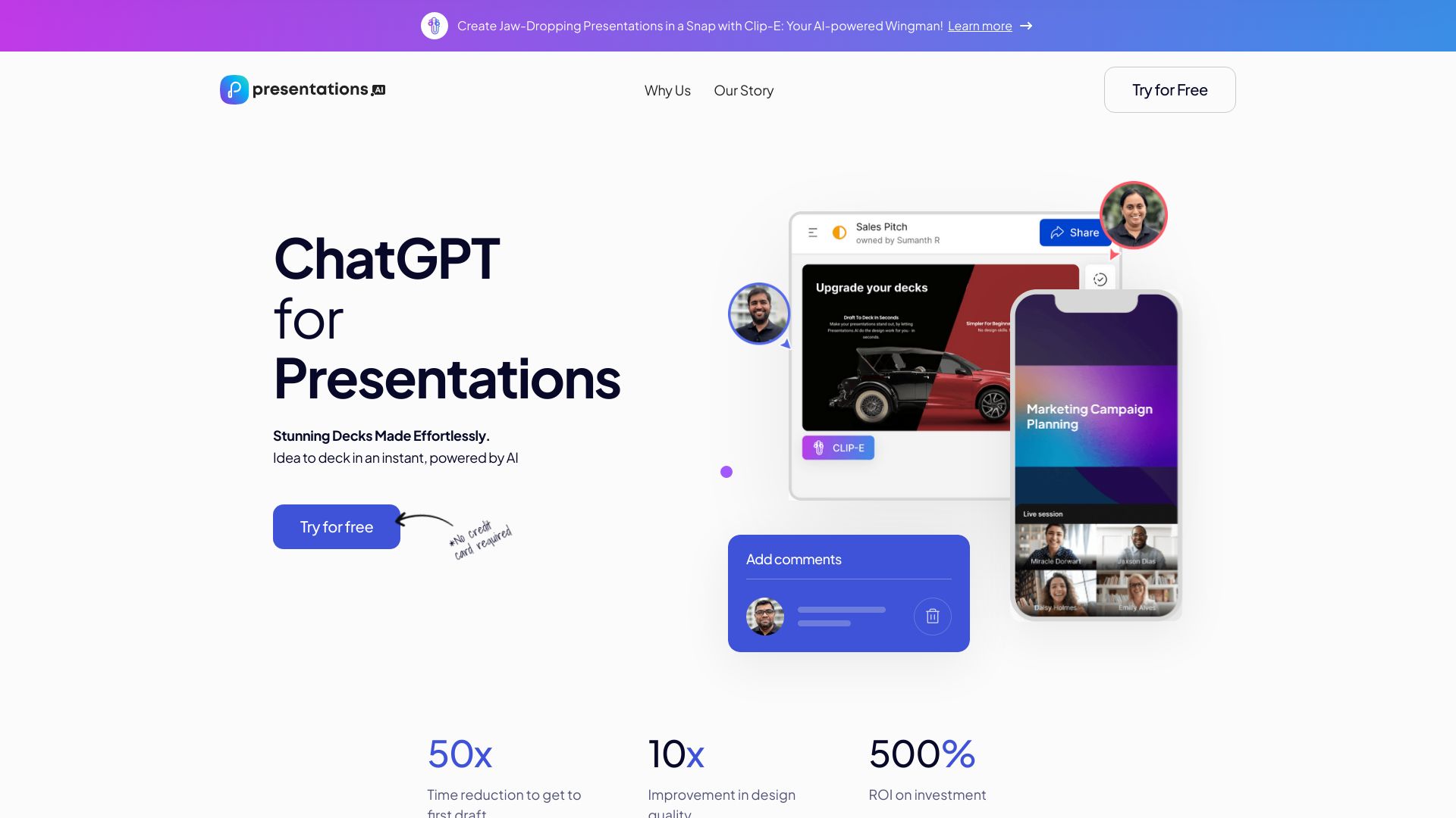 Presentations.ai - AI Tool