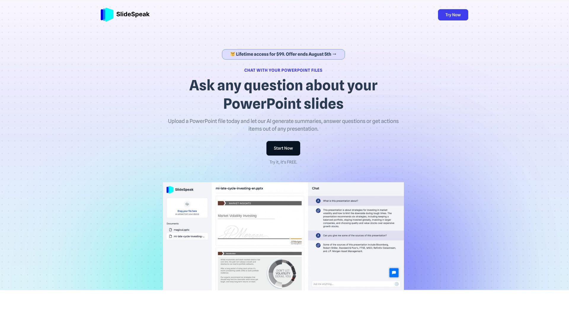 SlideSpeak - AI Tool