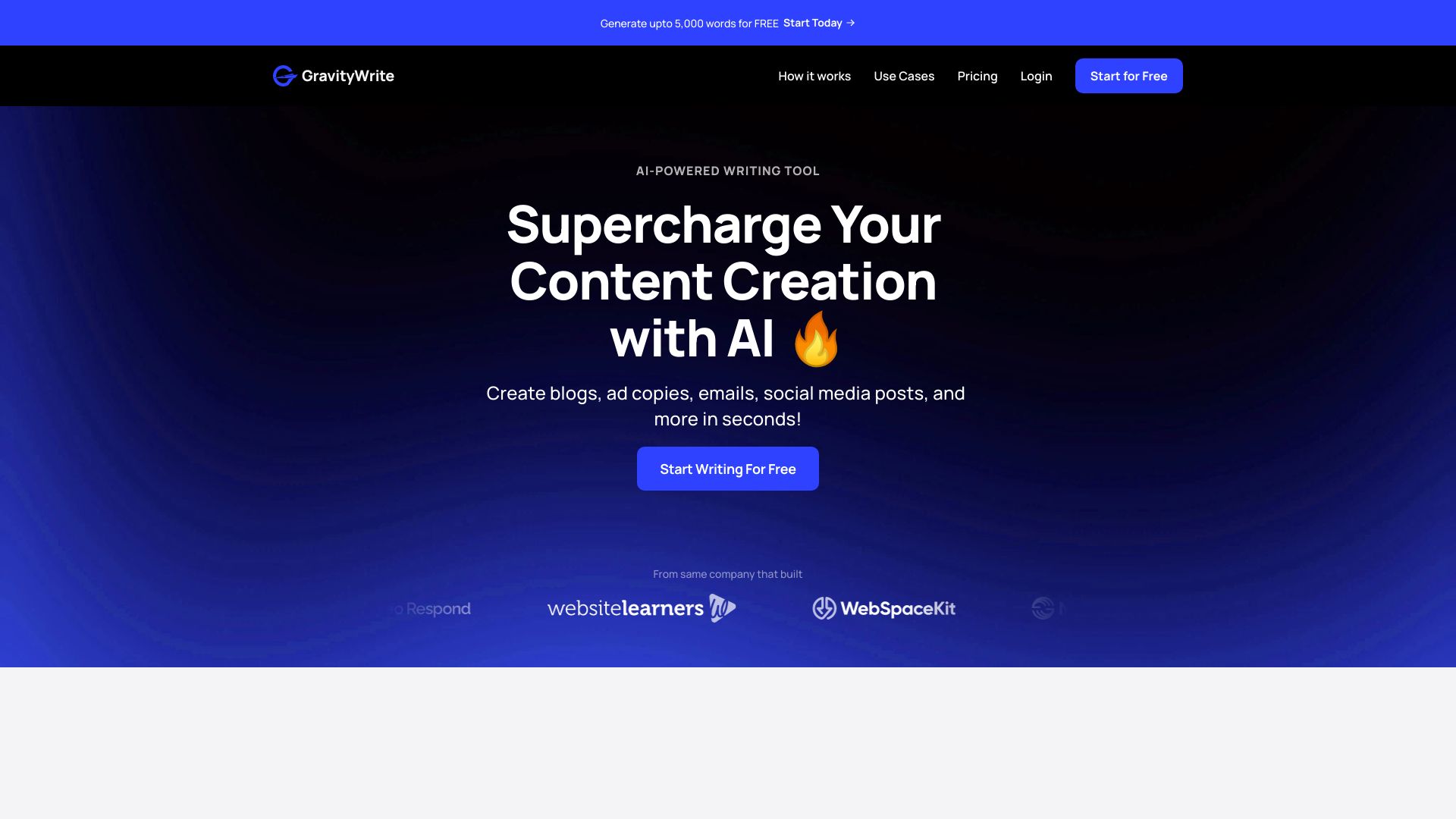 Gravity Write - AI Tool