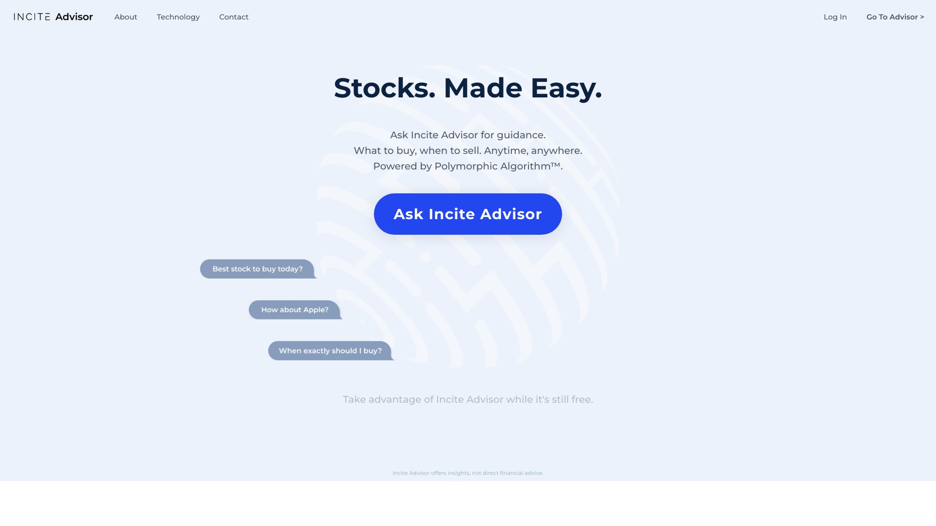 Incite Advisor - AI Tool