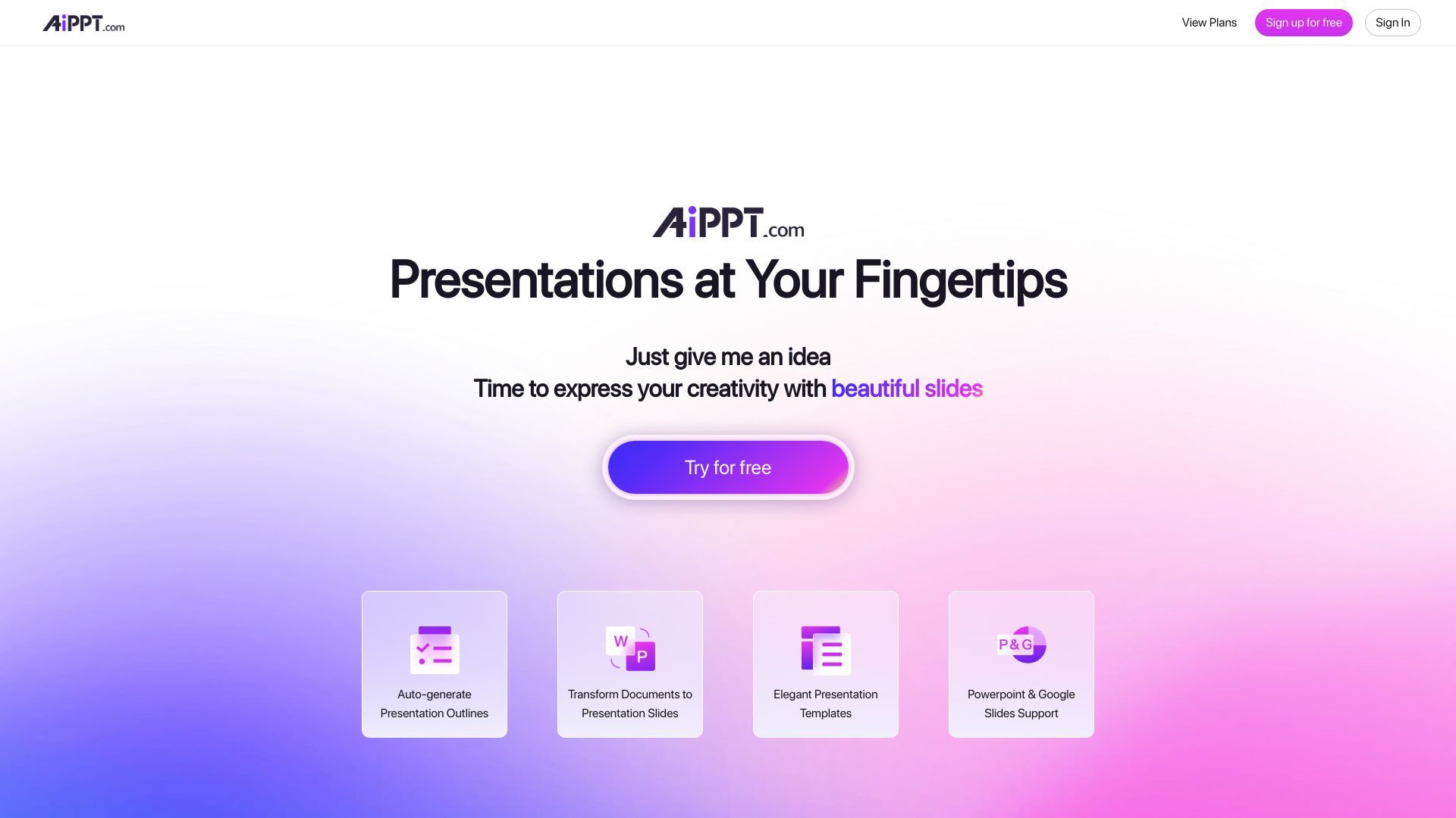 AiPPT - AI Tool