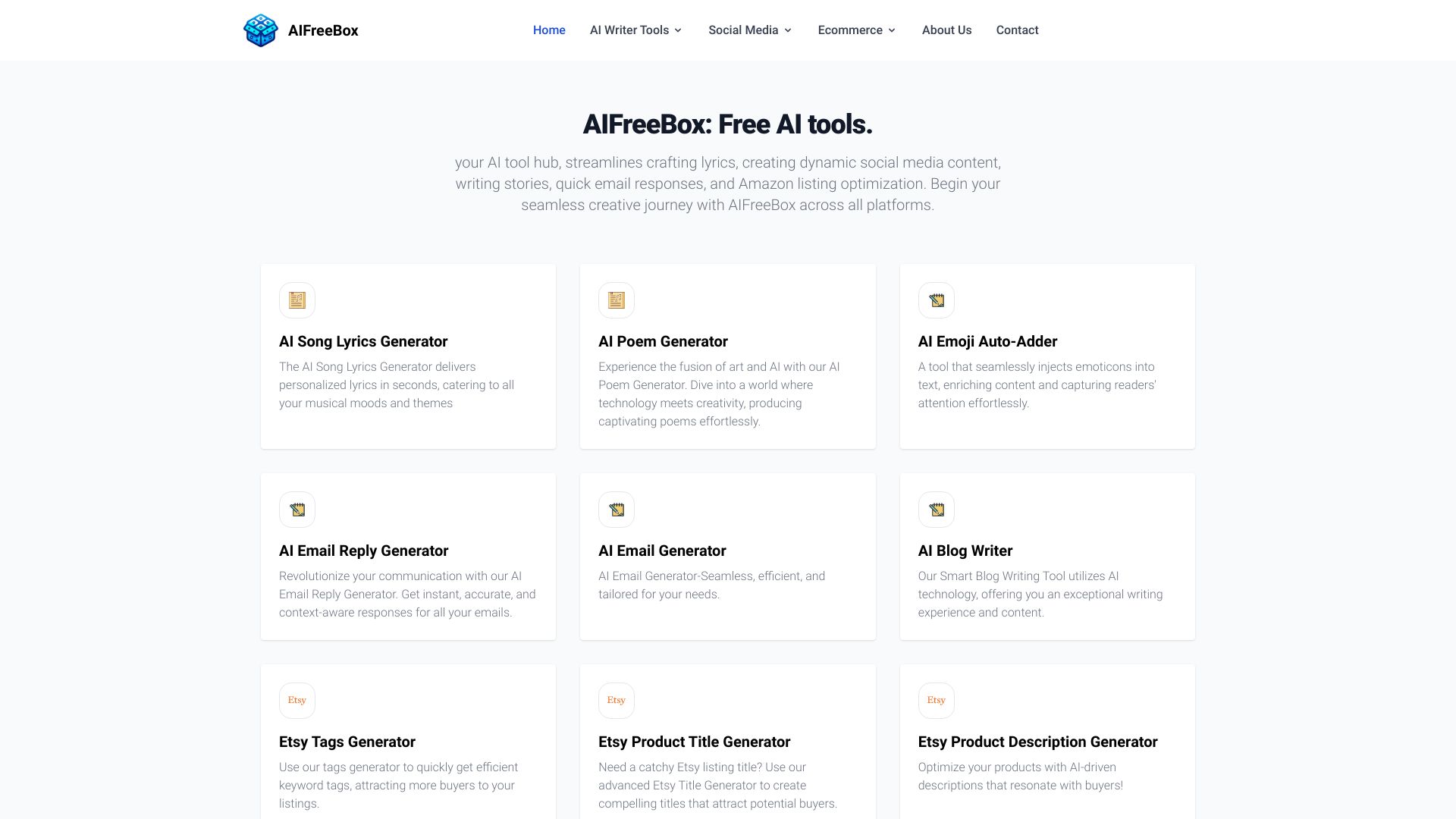 AIFreeBox: Free AI Tools - AI Tool