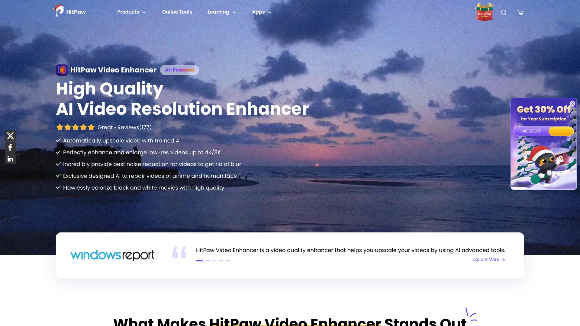 HitPaw Video Enhancer - AI Tool