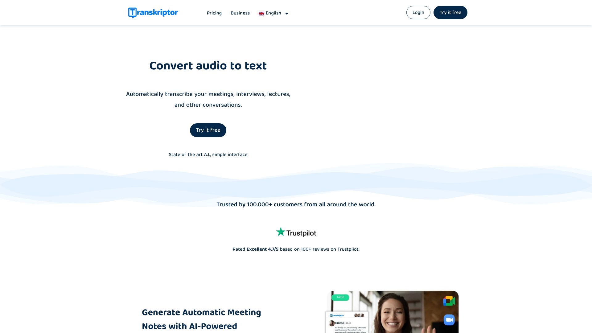 Transkriptor - AI Tool