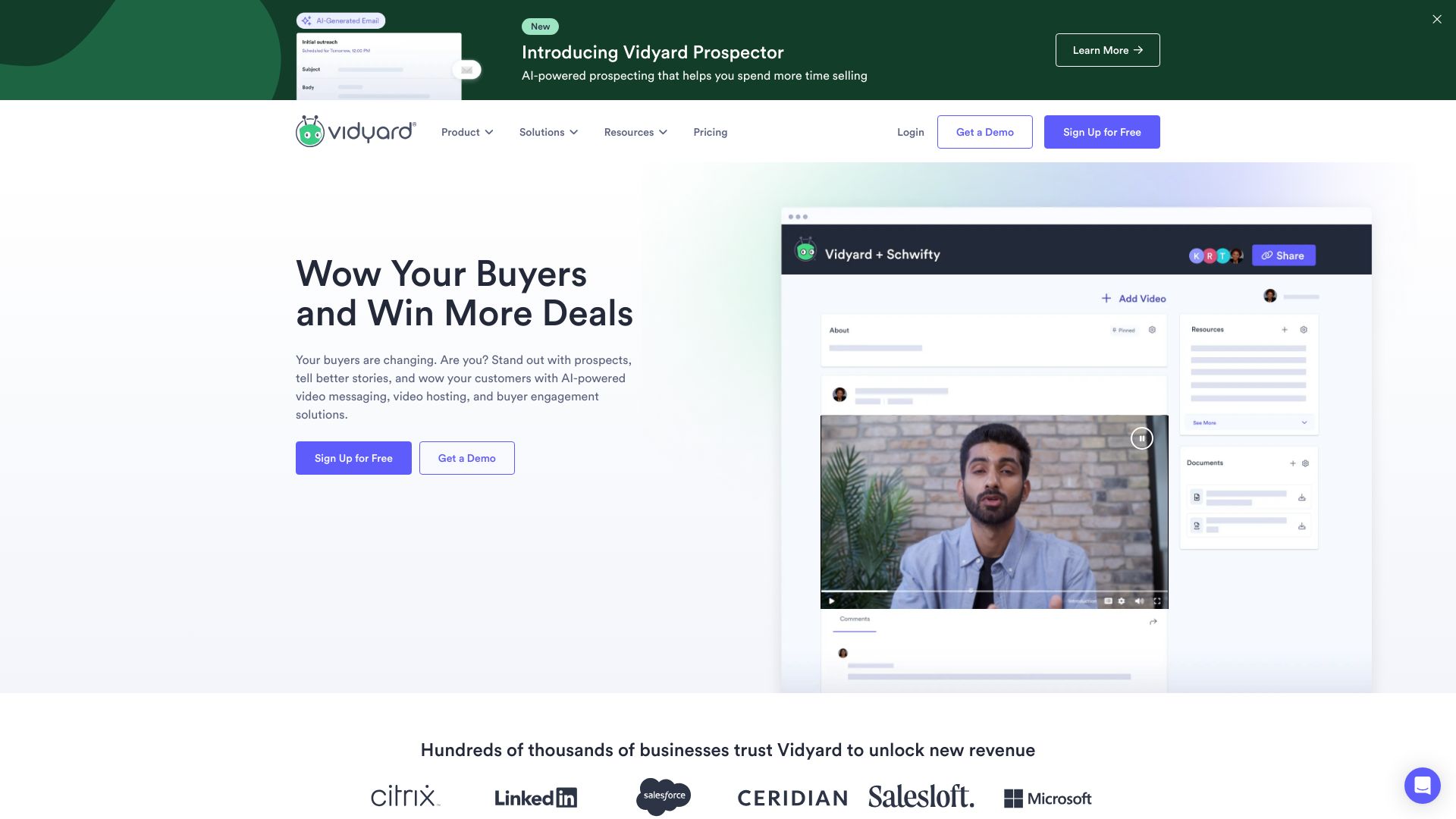 Vidyard - Video Tools for Virtual Sales and Marketing Teams - AI Tool