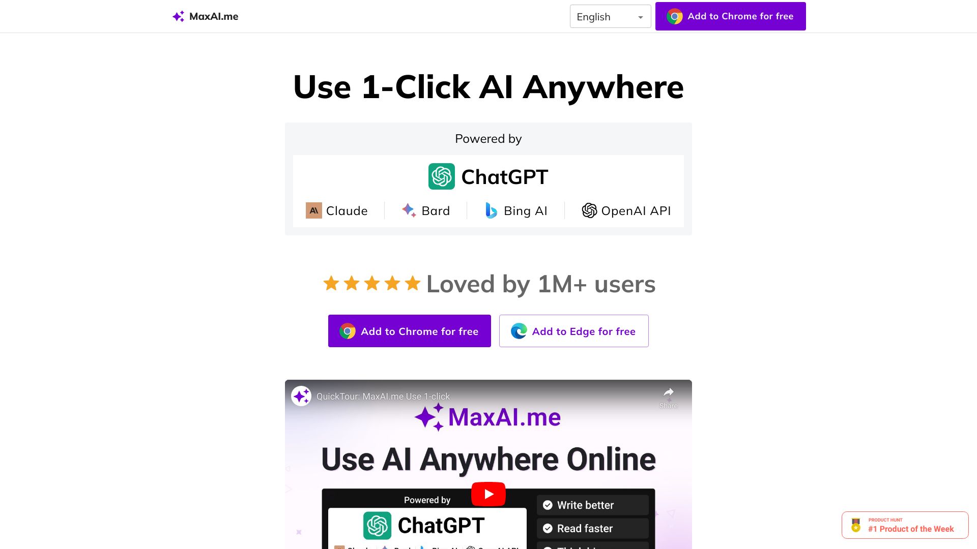 MaxAI.me - AI Tool