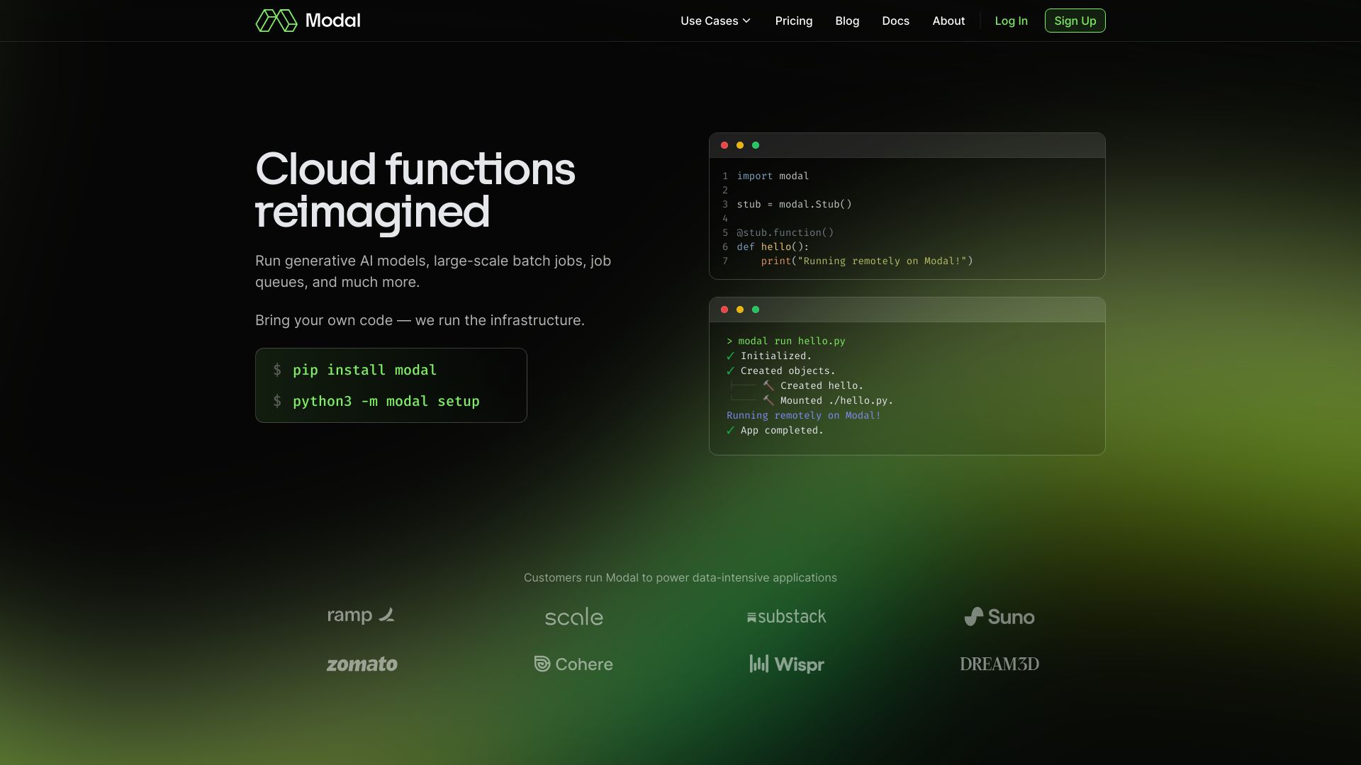 Modal - AI Tool