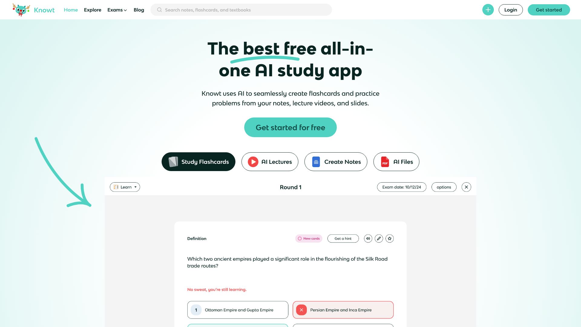 knowt.com - AI Tool