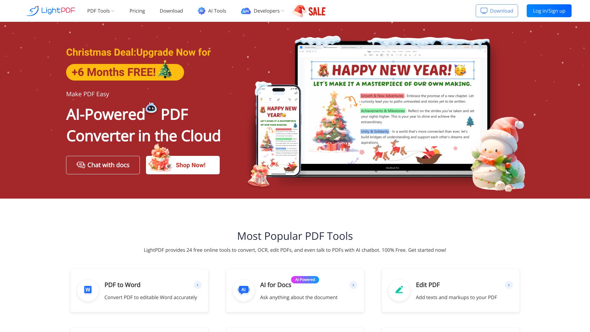 LightPDF - AI Tool