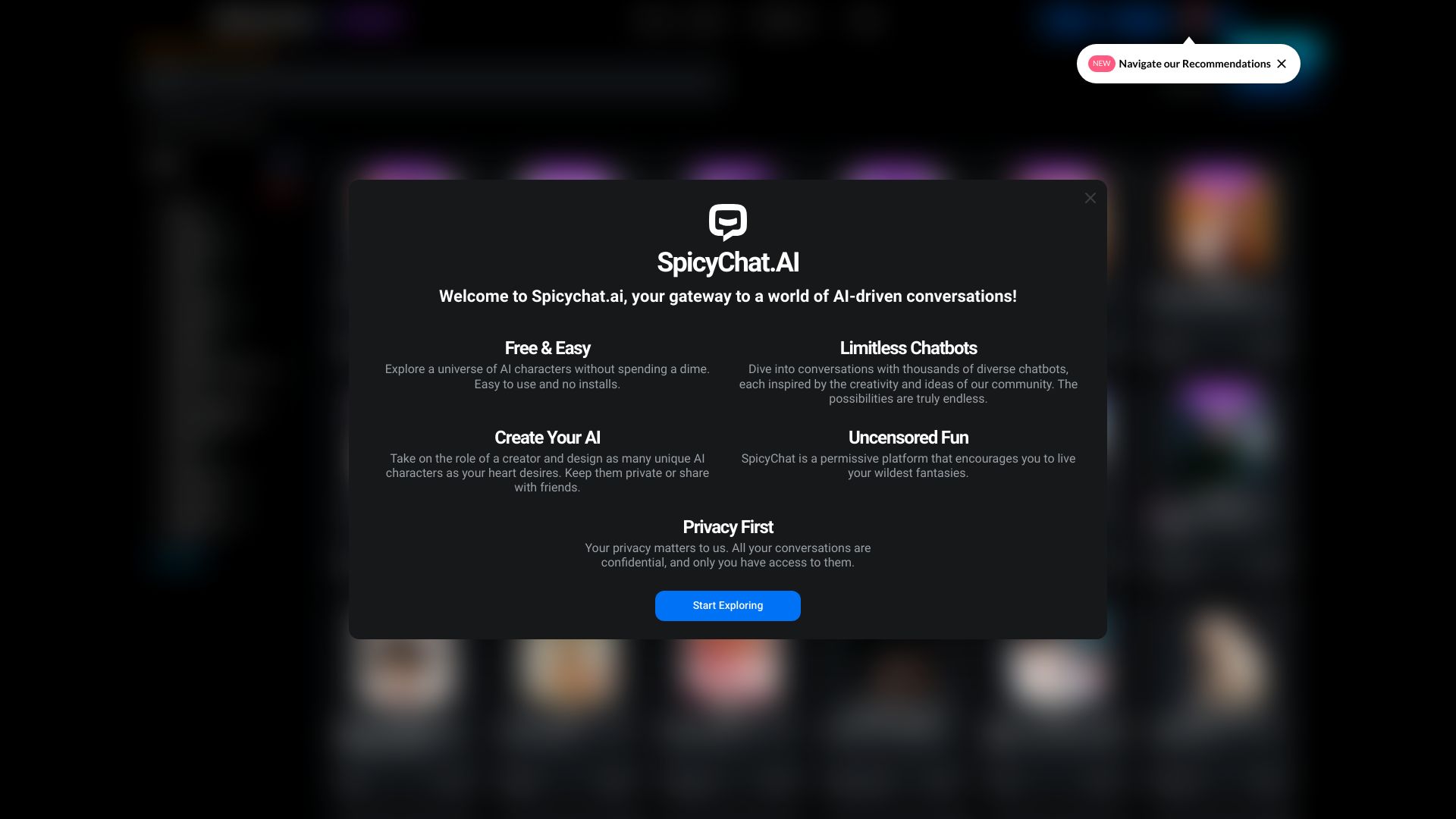 SpicyChat AI - AI Tool