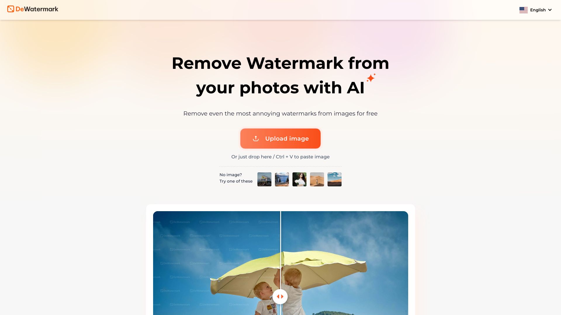 Dewatermark AI - AI Tool