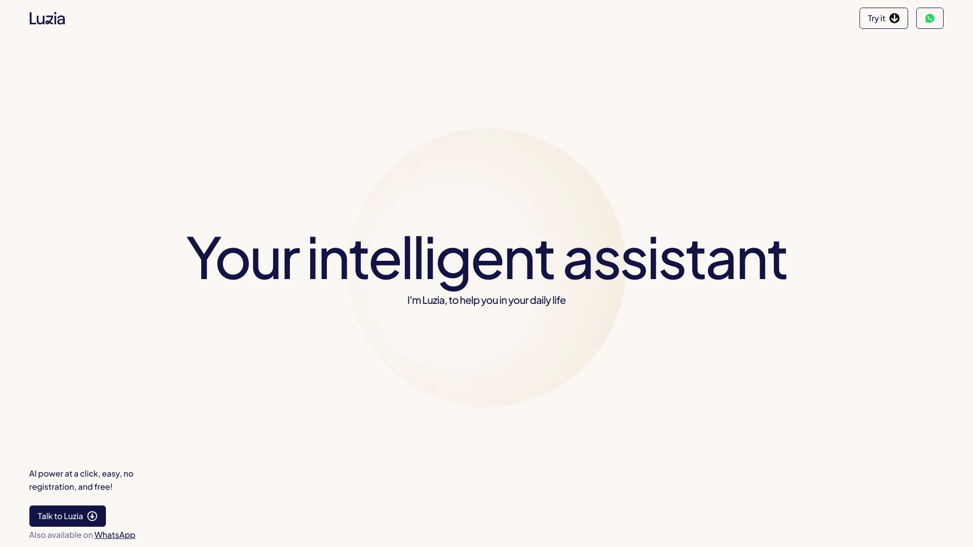 luzia.com - AI Tool