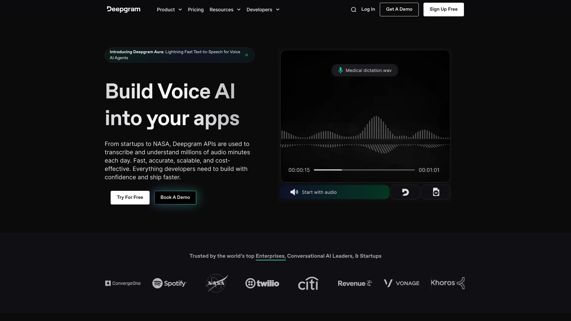 Deepgram Voice AI - AI Tool