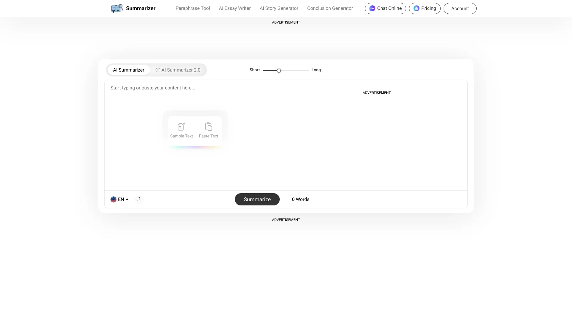 summarizer.org - AI Tool