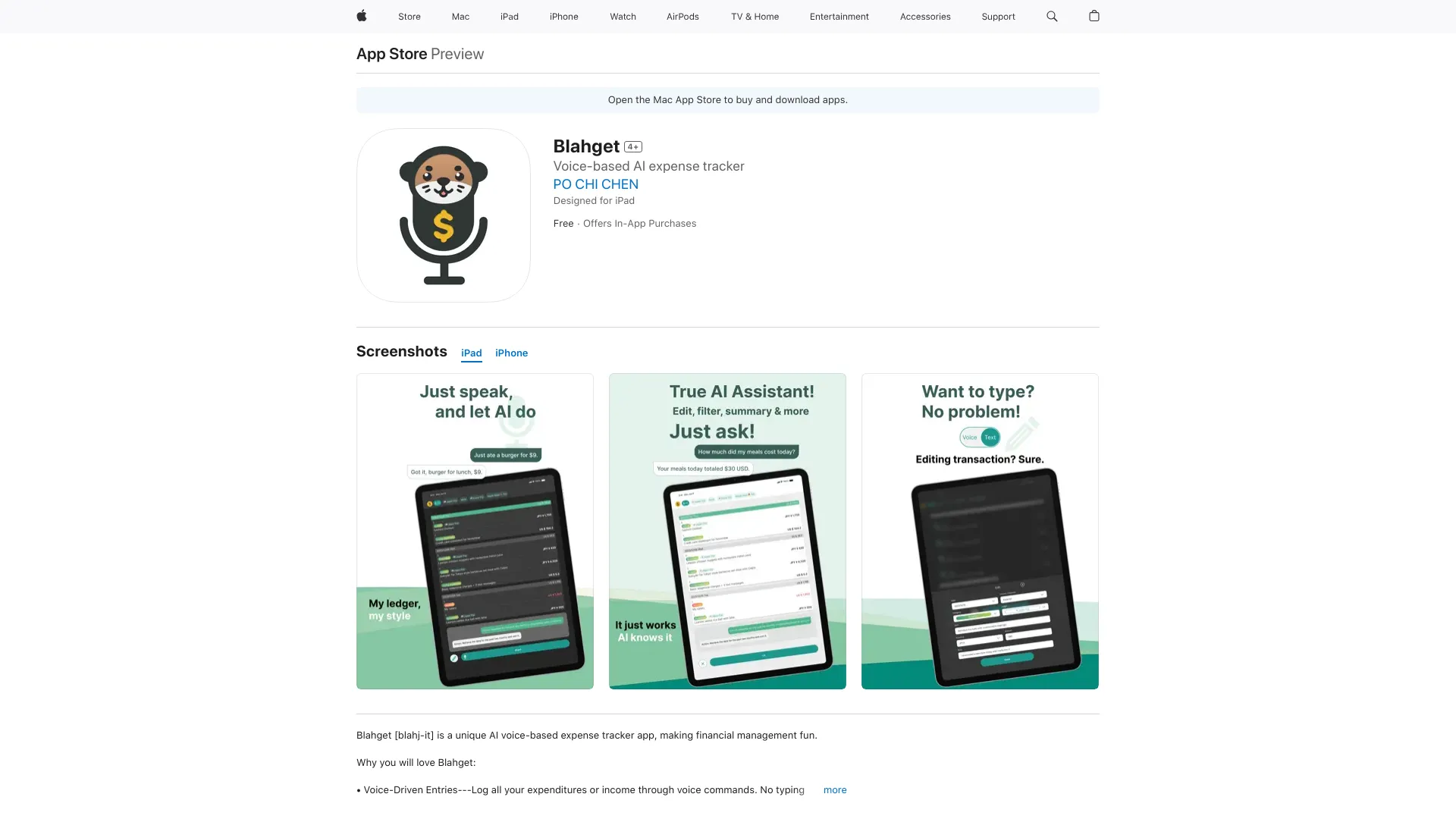 Blahget - AI Tool