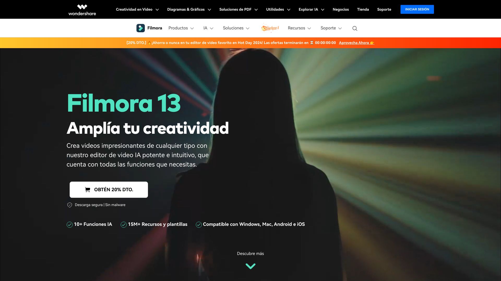 Wondershare Filmora ES - AI Tool