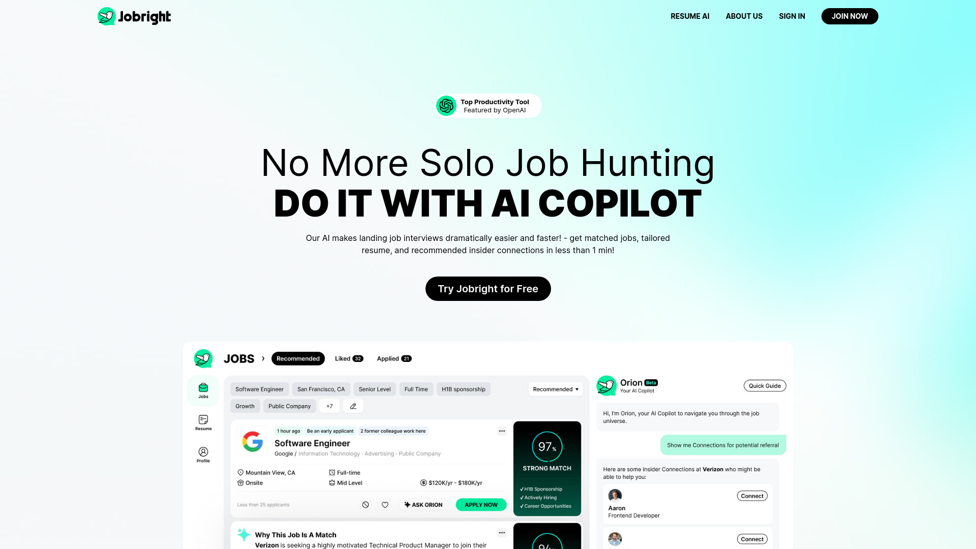 Jobright.ai - AI Tool