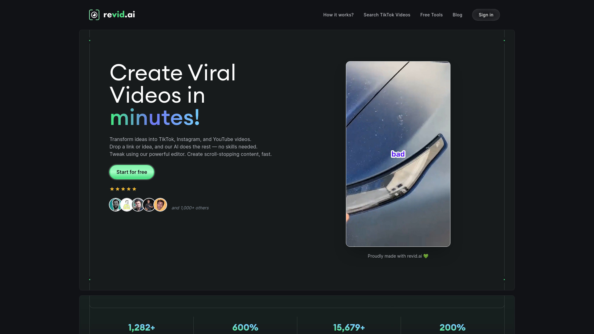 revid.ai - AI Tool
