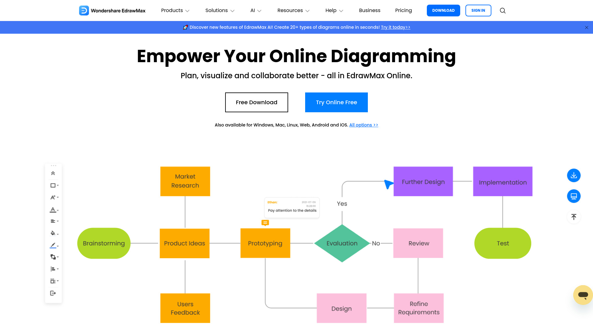 edrawmax.com - AI Tool
