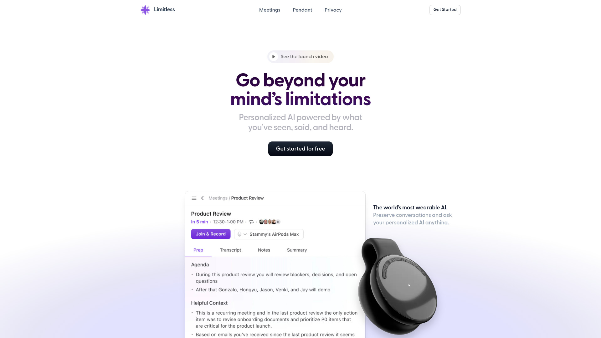 limitless.ai - AI Tool