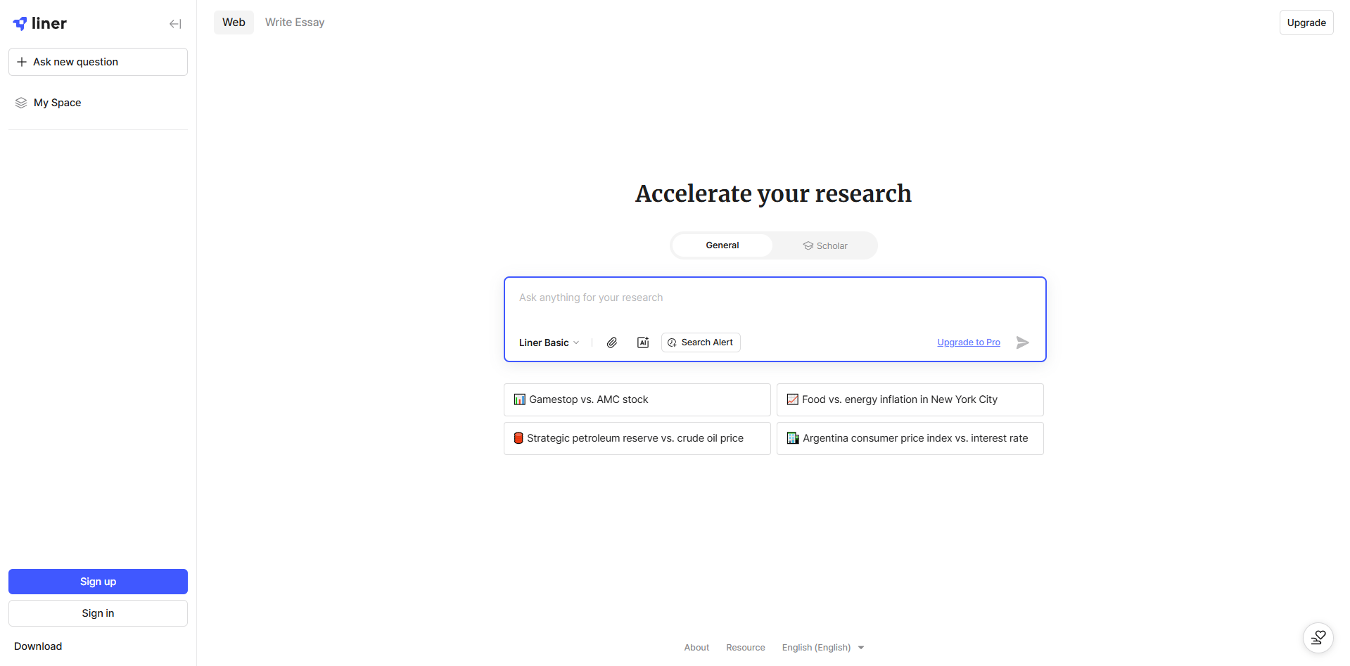LINER AI - AI Tool