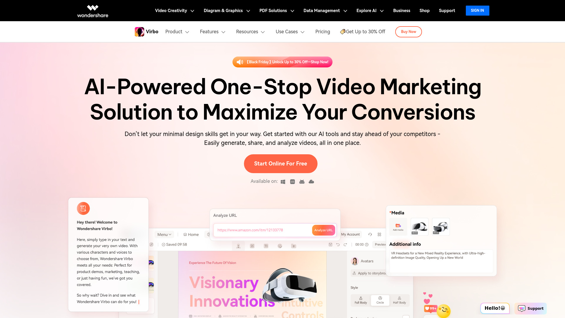 WonderShare Virbo - AI Tool