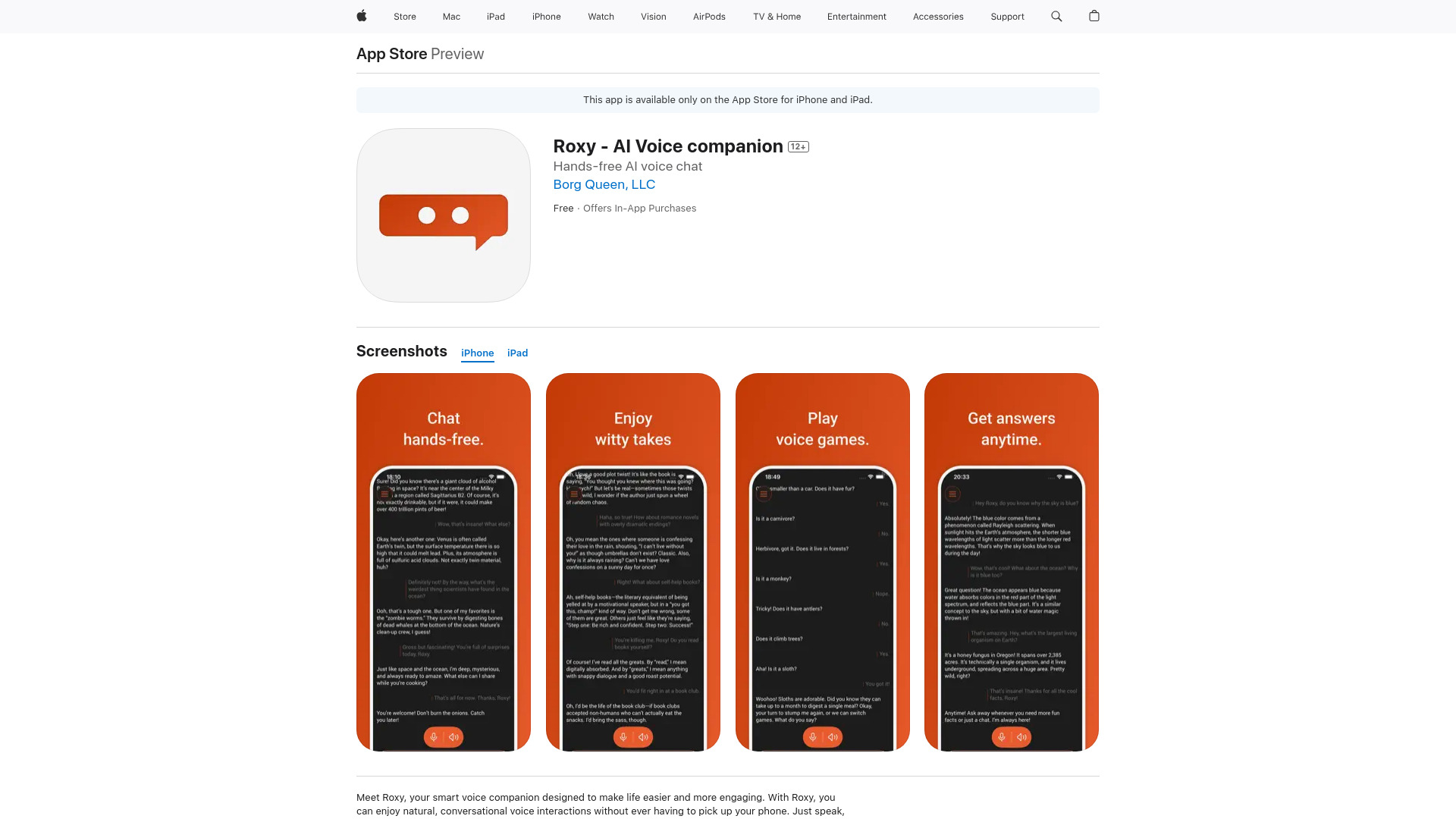 Roxy - AI Tool