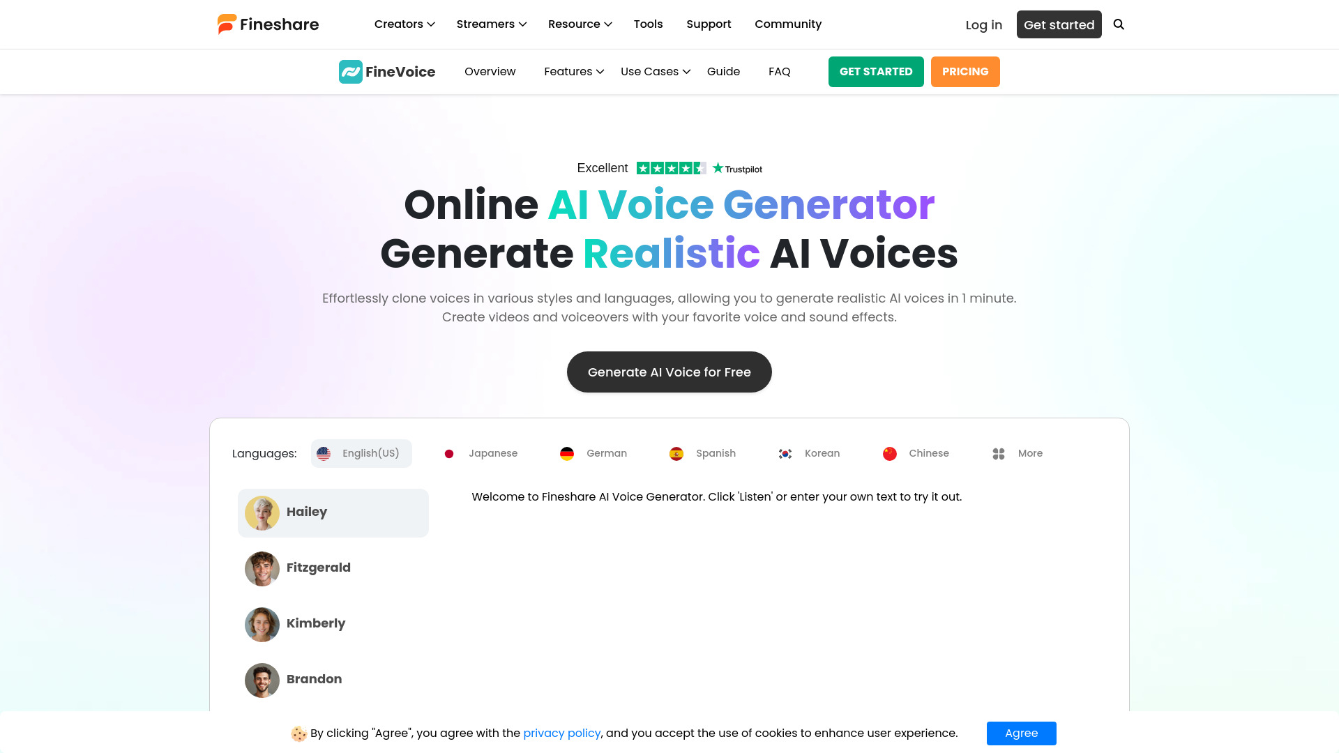 FineVoice - AI Tool