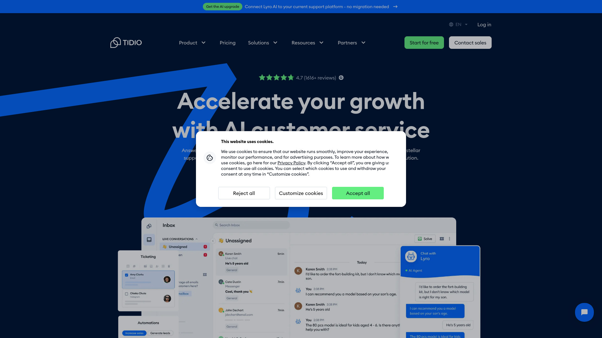 Tidio - AI Tool