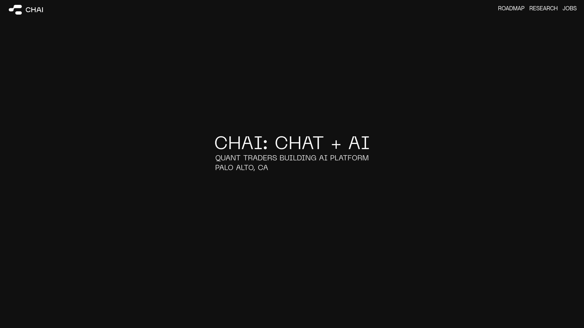 CHAI APP - AI Tool