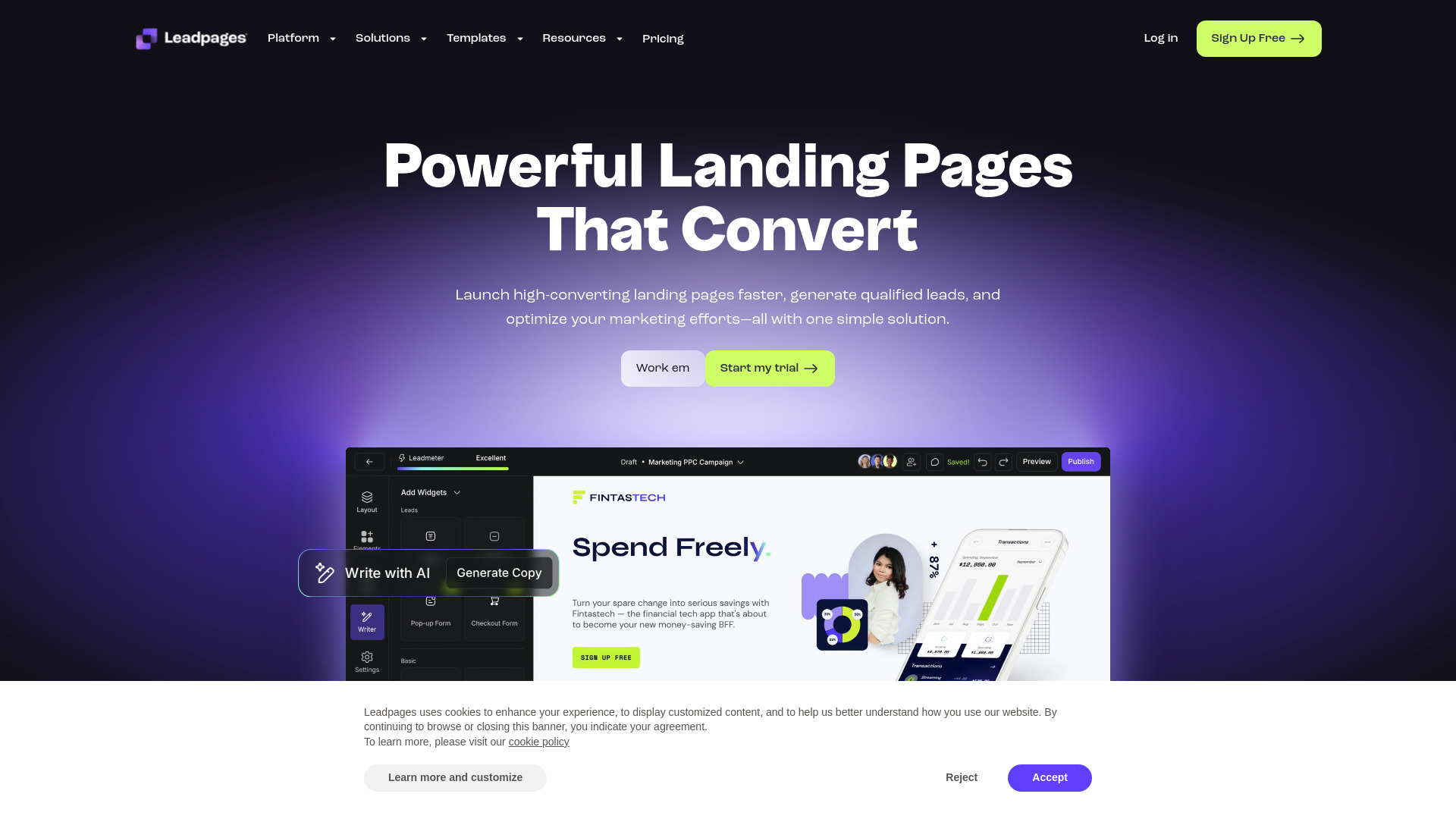 Leadpages - AI Tool