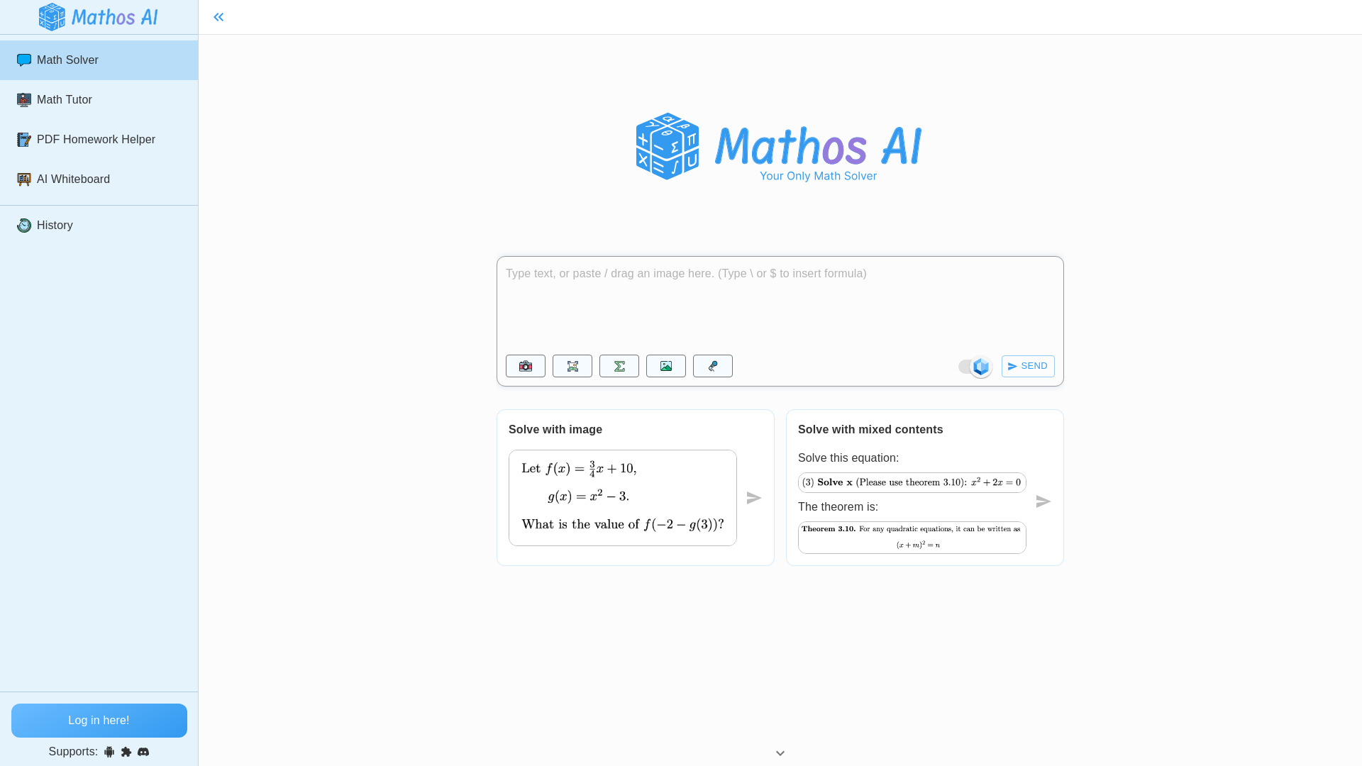 Mathos | AI Math Solver & Calculator - AI Tool