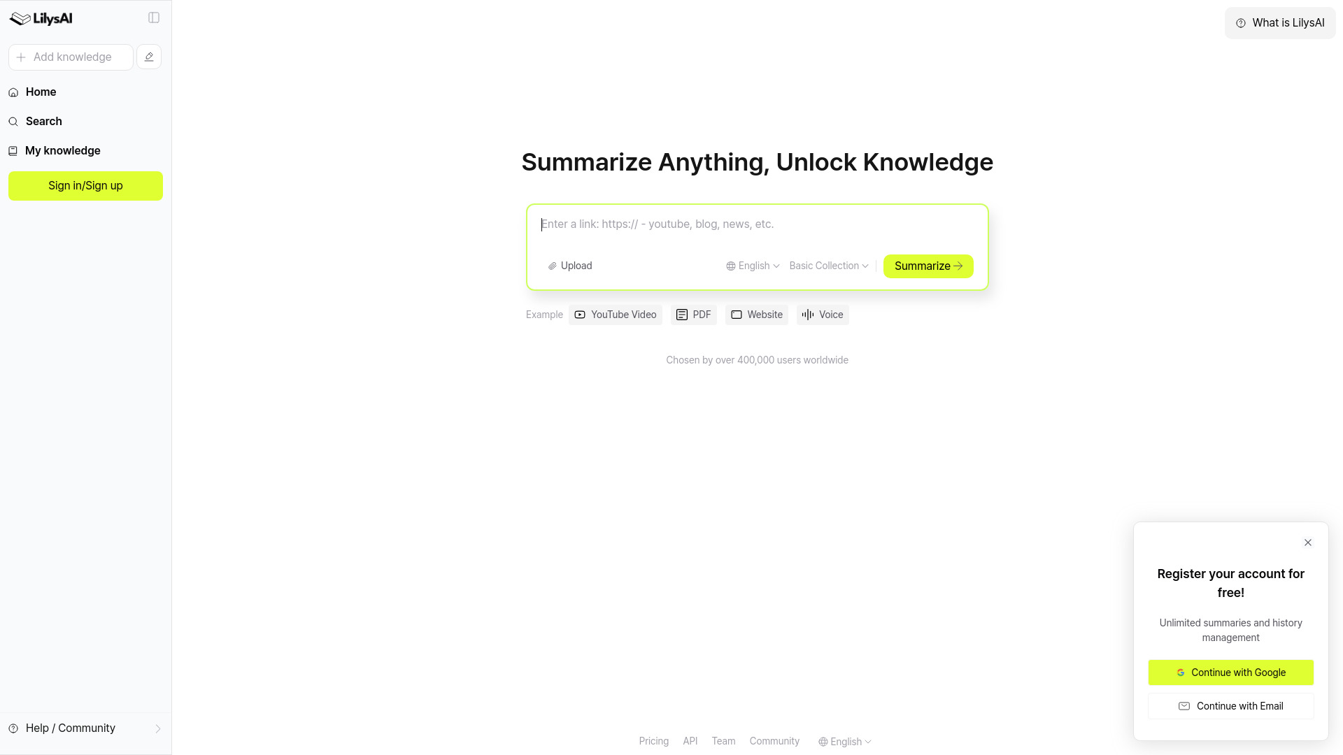 Lilys AI - AI Tool