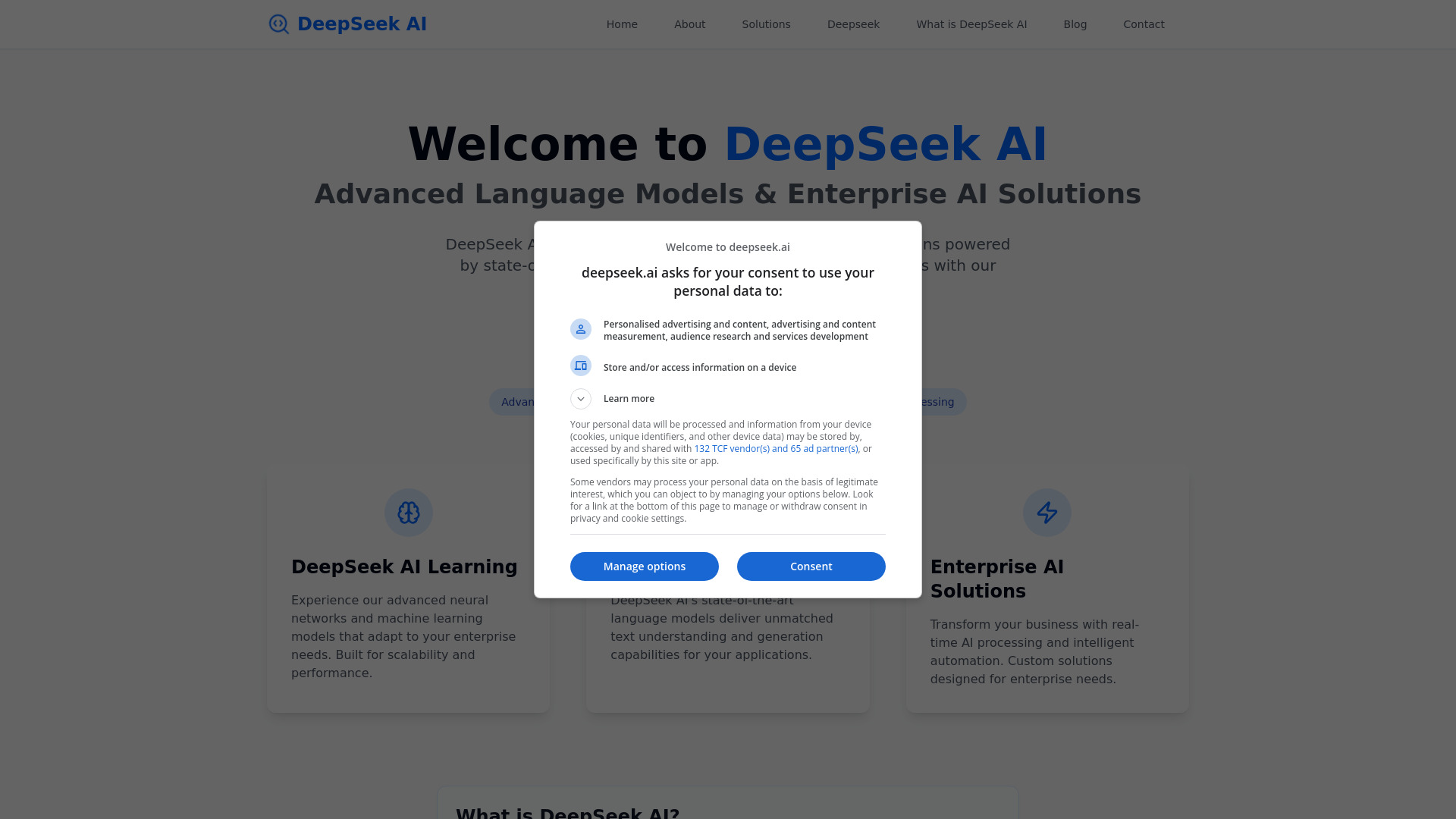 DeepSeek-AI - AI Tool