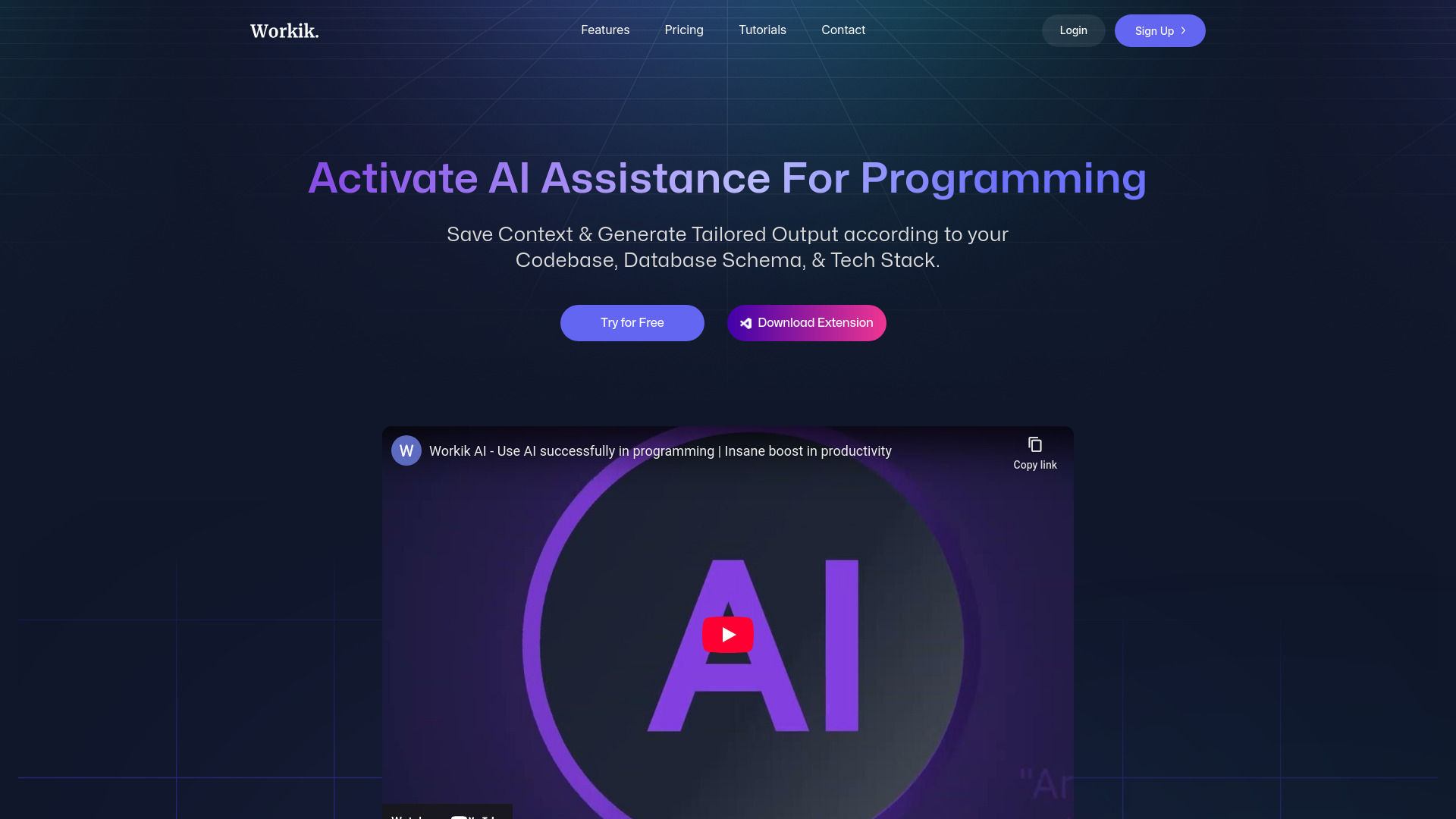 Workik - AI Tool
