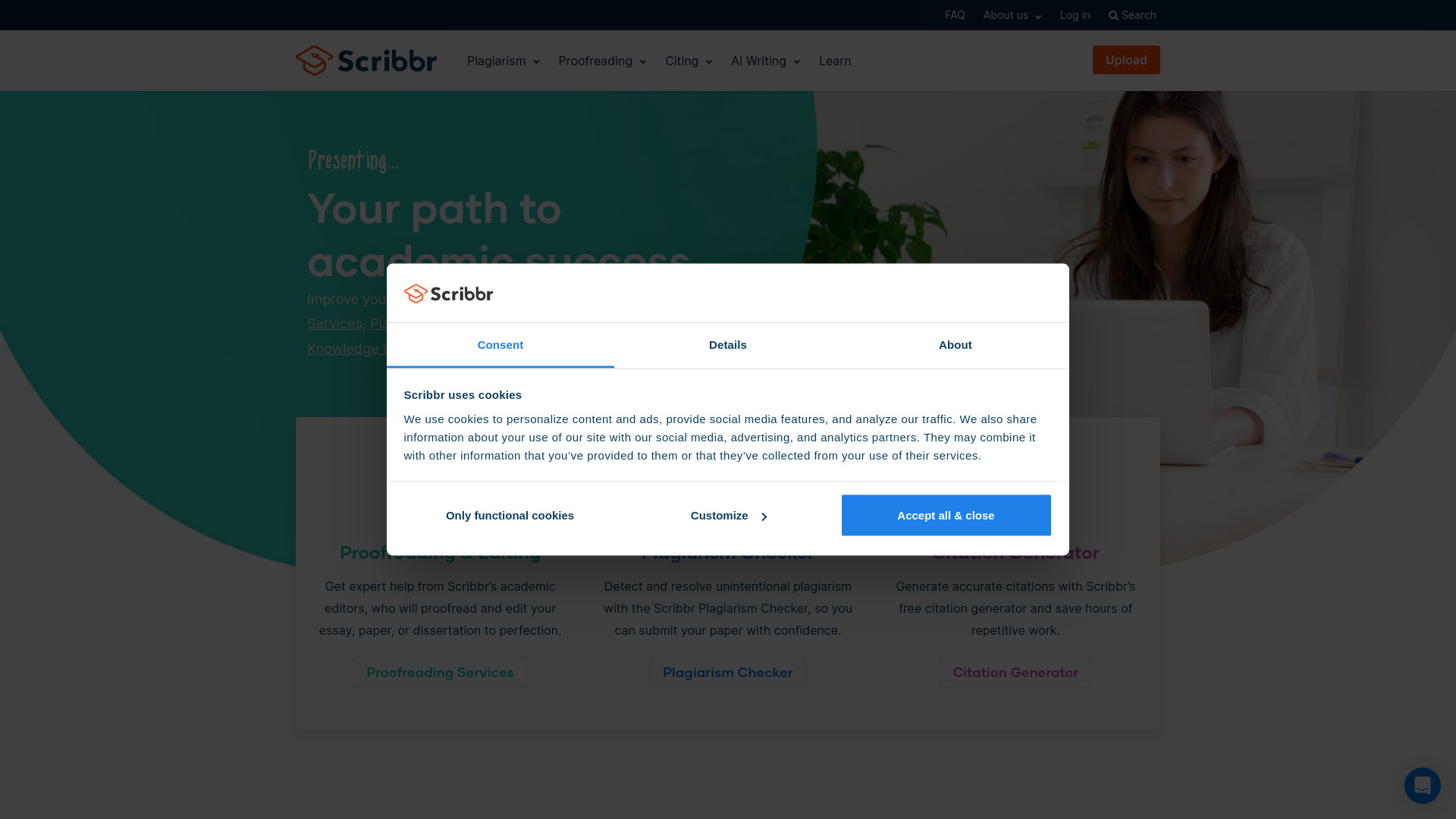 Scribbr - AI Tool