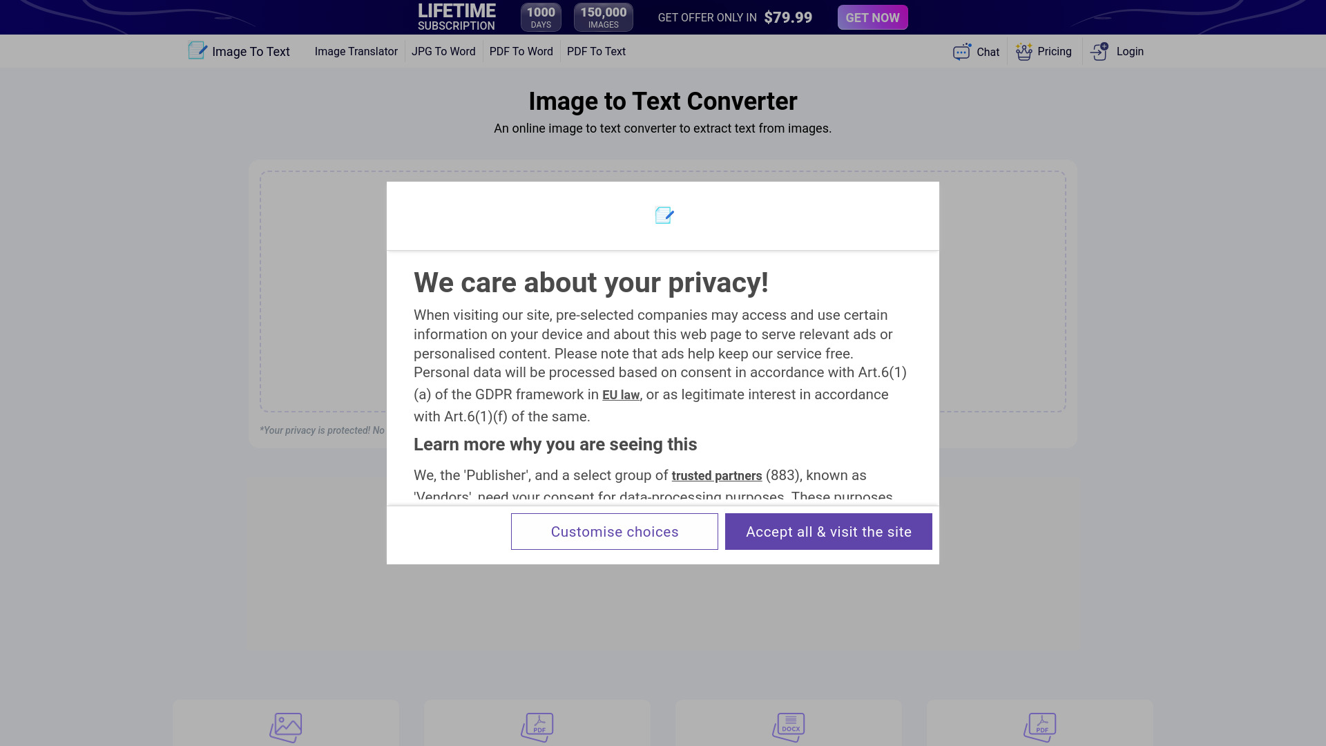 Image to Text Converter - AI Tool