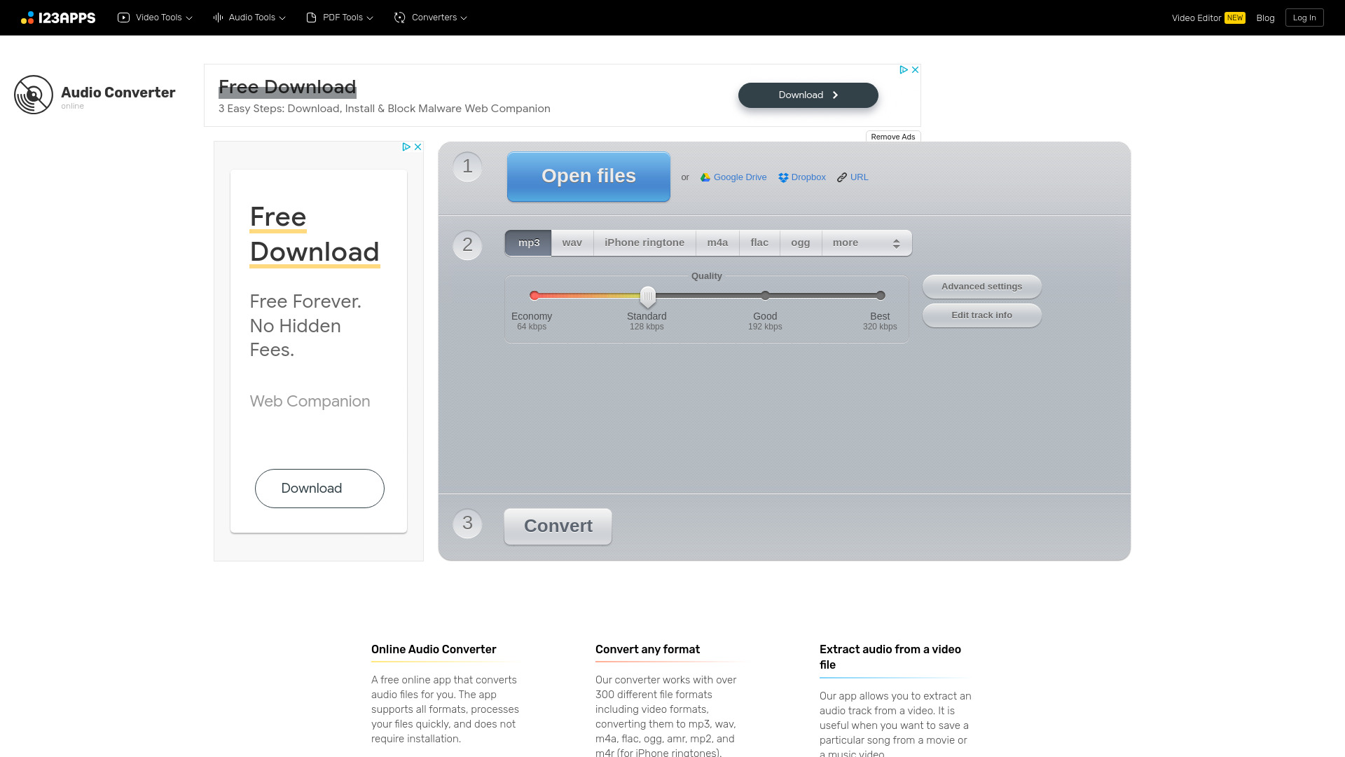 Online Audio Converter - AI Tool