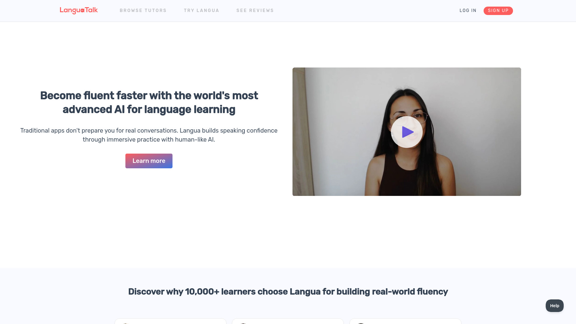 LanguaTalk - AI Tool
