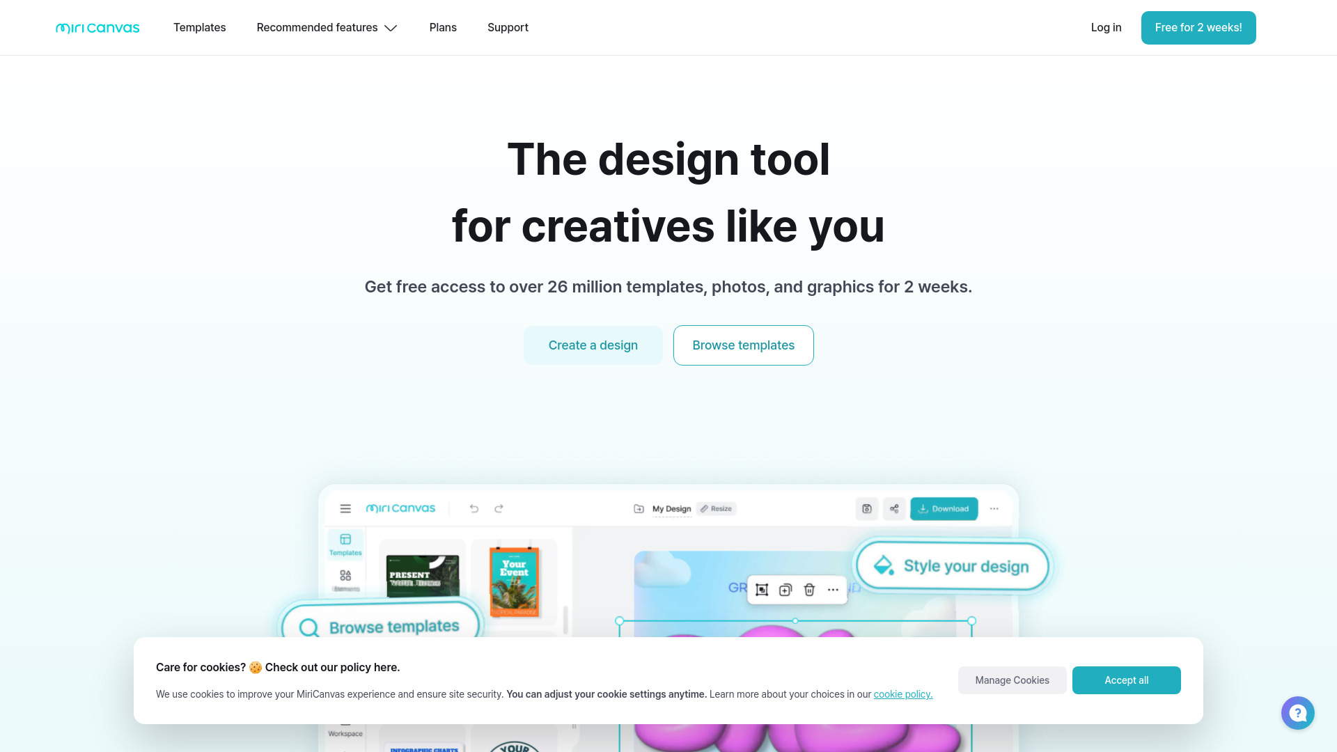 MiriCanvas - AI Tool