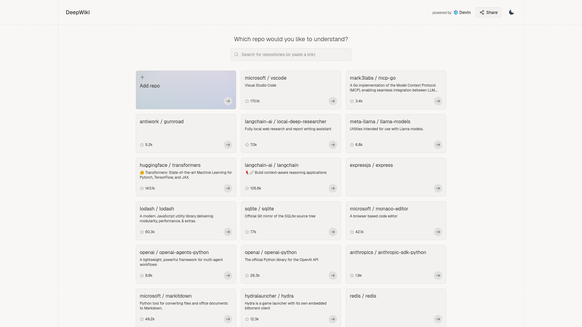 DeepWiki by Congnition - AI Tool