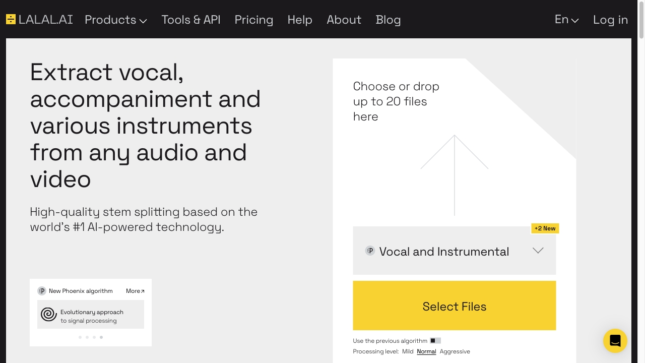 Lalal.ai - AI Tool