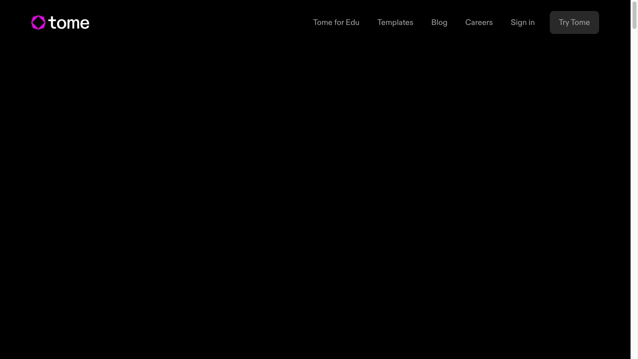 Tome - AI Tool